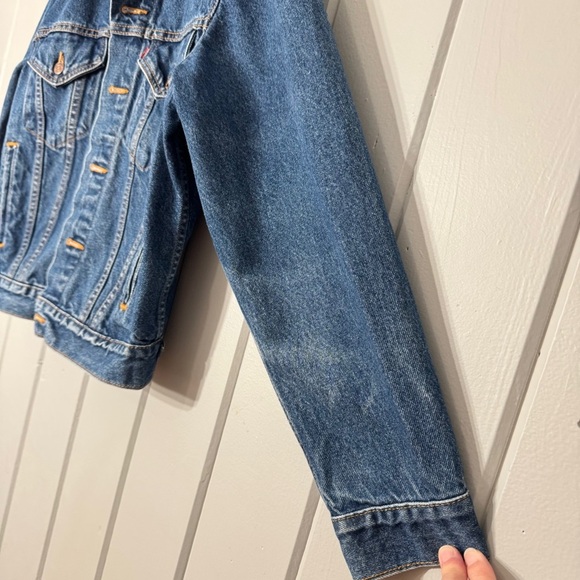 Vtg 90's Men's Levi's 70516-0216 Blue Denim Type Ill Trucker Jacket small USA - Picture 7 of 16